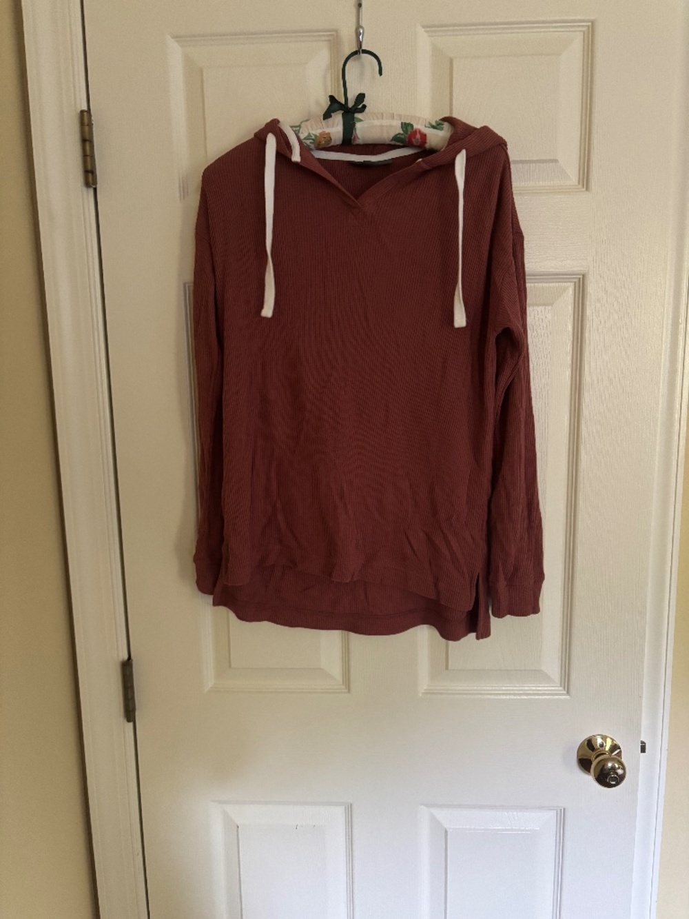 Two FreeFly  Waffle Hooded Tops